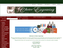 Tablet Screenshot of choiceengraving.net